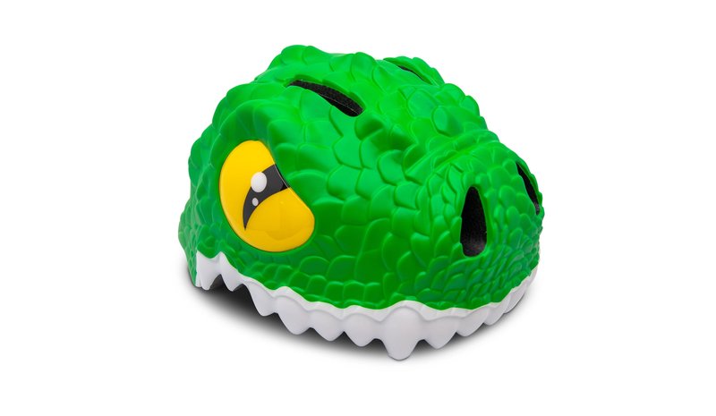 Crazy Safety - Crocodile Pyöräilykypärä - Vihreä (49-55 cm) – kuva 1/1