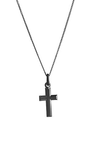 Top Gold hopeinen risti musta 4256653500
