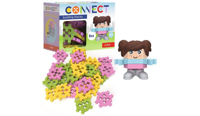 Rakennussarja Connect, 35 osaa, värikäs – kuva 2/2