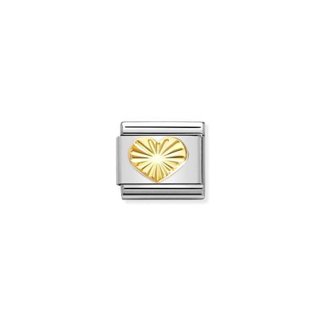 Nomination Classic Gold Heart pala 030149/51