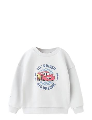 Mango Cars Cotton Sweatshirt - Grey - 5-6
