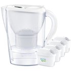 Carafe Brita Marella XL 3,5L + 4 Maxtra Pro Pure -suodattimia valkoisena