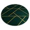 Matto Emerald 1012 Ympyrä - vihreä/kulta – kuva 1