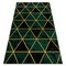 Matto Emerald 1020 Kolmiot, vihreä/kulta – kuva 2