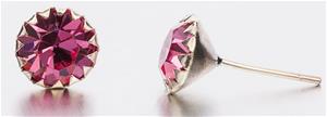 SILVER BAR 03660 CRYST 5MM PINK KORVAKOR