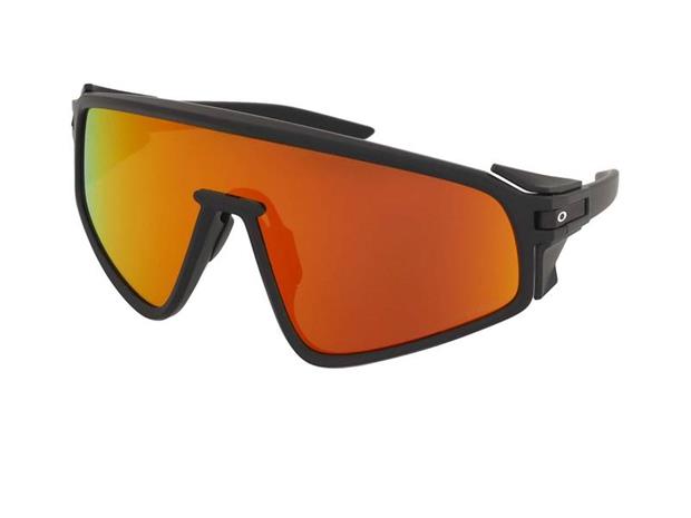 Oakley Latch Panel Matte Black Sunglasses prizm ruby