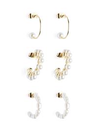 PIECES 17156213-GOC-ONE SIZE EARRINGS FE