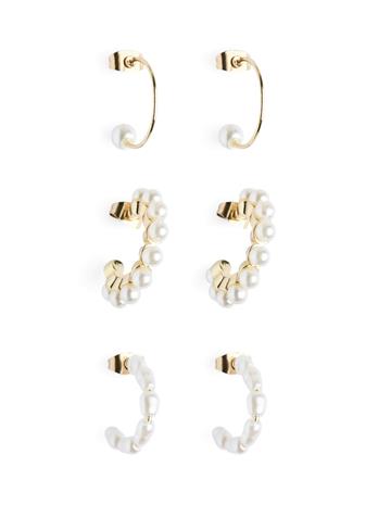 PIECES 17156213-GOC-ONE SIZE EARRINGS FE