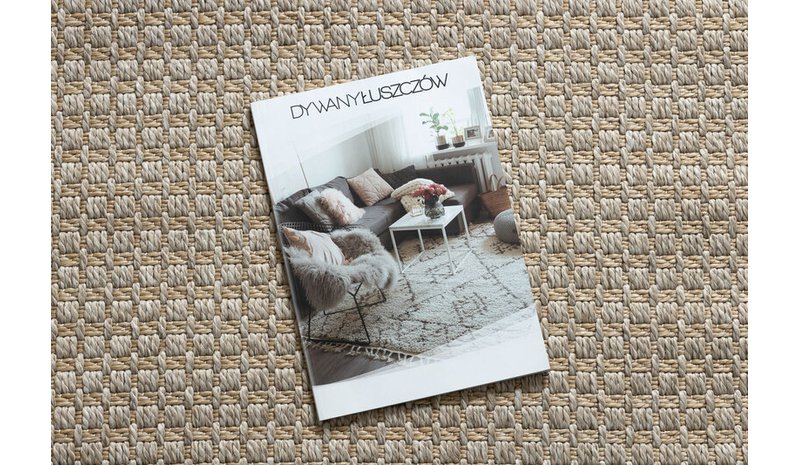 Matto ORIGI 3561 harmaa - litteä SISAL - beige