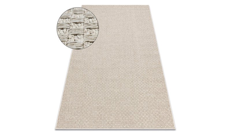 Matto ORIGI 3661 harmaa - litteä SISAL - beige