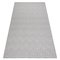 Matto STRING SIZAL FLAT 48607637 Neliöt, rombit harmaa / kerma – kuva 1