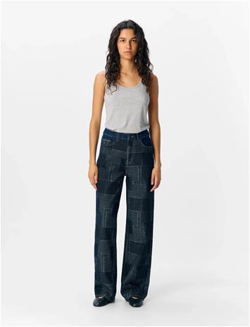 Object Objmoji Wara Dnm Wide Jeans Cc3 - Navy - L