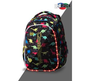 Reppu CoolPack JOY LED DINOSAURUKSET A20204