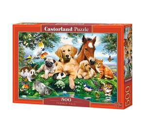 Palapeli Castorland Summer Pals, 500 kpl