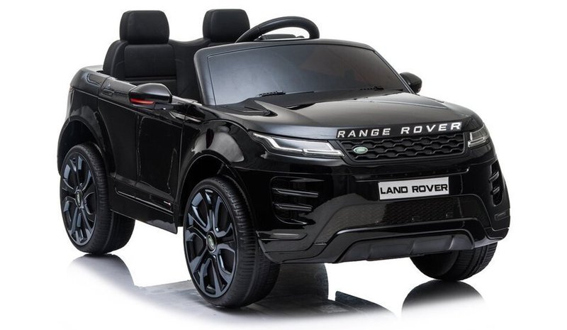 Kaksipaikkainen lasten sähköauto Lean Range Rover Evoque, musta – kuva 1/1