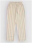 Quiksilver Lomas Woven Hemp Housut bone white lomas stripe Naiset