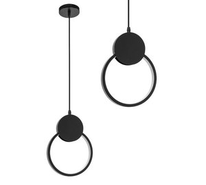 LED-katto lamppu App852-cp musta