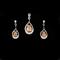 SILVER BAR 6529 DROP CHAMPAGNE SETTI – kuva 1