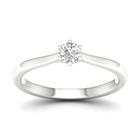Lykken Elegance LYWG25285 valkokultainen solitairesormus 0,20 ct