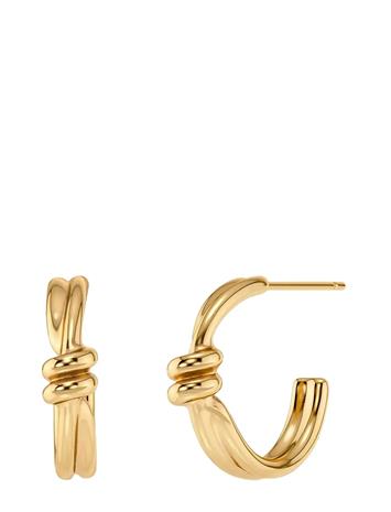 Edblad Swivel Hoops Gold - Gold - ONE SIZE