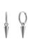 Edblad Peak Hoops Mini - Silver - ONE SIZE – kuva 1
