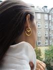 Jane Koenig Small Chunky Hoop, Gold-Plated Sterling Silver - Gold - ONE SIZE