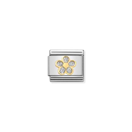Nomination Composable Classic Link Flower with Glitter 030220 06