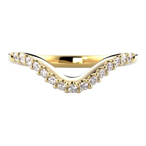 Festive Auréa Side 0.15 ct 14K timanttisormus 14-746-015