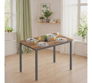 Ruokapöytä, 70x110x77 cm, Musta