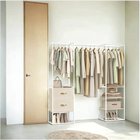 Vaateripustin 40x150-180x180 cm, Luonnollinen Beige