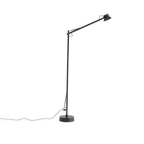Muuto Dedicate lattiavalaisin Musta, 112 cm – kuva 2/5