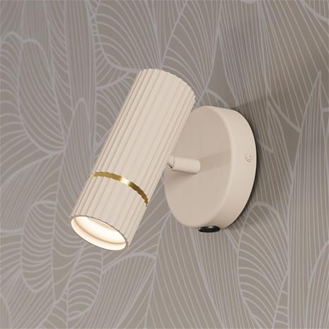 EGLO CAMINIA wall light sandy brushed brass