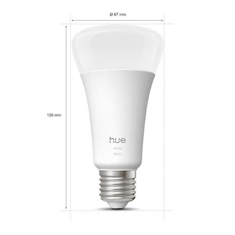 Philips Hue LED-älylamppu, White, E27, 1600 lm