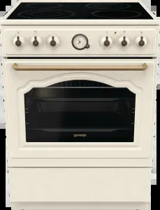 Gorenje Classico GECS6B70CLI, keraaminen liesi