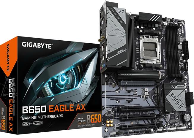 GIGABYTE B650 EAGLE AX Emolevy - AMD B650 - AMD AM5 socket - DDR5 RAM - ATX – kuva 7/8