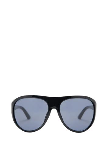 Mango Resin Frame Sunglasses - Black - ONE SIZE