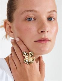 Pilgrim Lunith Ring Gold-Plated - Gold - ONE SIZE
