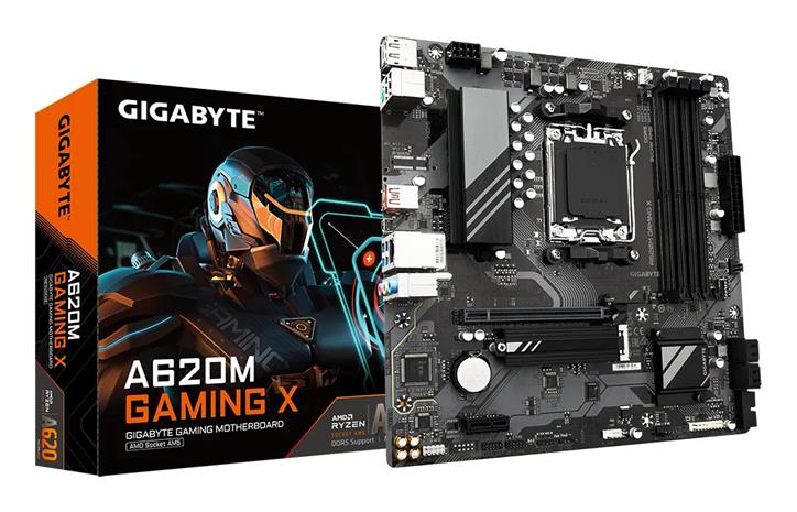GIGABYTE A620M GAMING X Emolevy - AMD A620 - AMD AM5 socket - DDR5 RAM - Micro-ATX