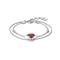 Thomas Sabo ELYNDRA hopeinen sydänrannekoru A2222-051-10-L19V – kuva 1