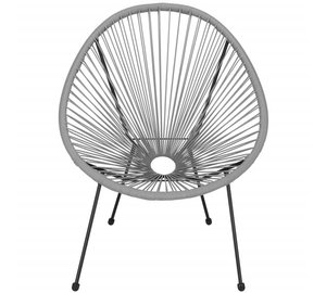 Puutarhatuoli Springos GF0086 72 X 82 X 85 CM, harmaa