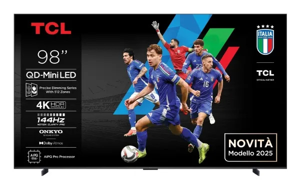 TCL 98C6K (98"), QLED-televisio