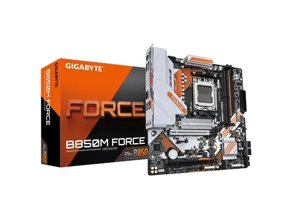 GIGABYTE B850M FORCE - motherboard - micro ATX - Socket AM5 - AMD B850 Emolevy - AMD B850 - AMD AM5 socket - DDR5 RAM - Micro-ATX