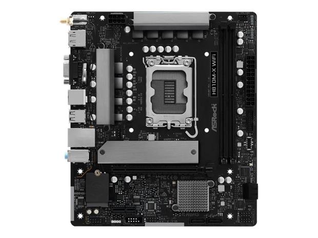 ASRock H810M-X WIFI Emolevy - Intel H810 - Intel LGA1851 socket - DDR5 RAM - Micro-ATX