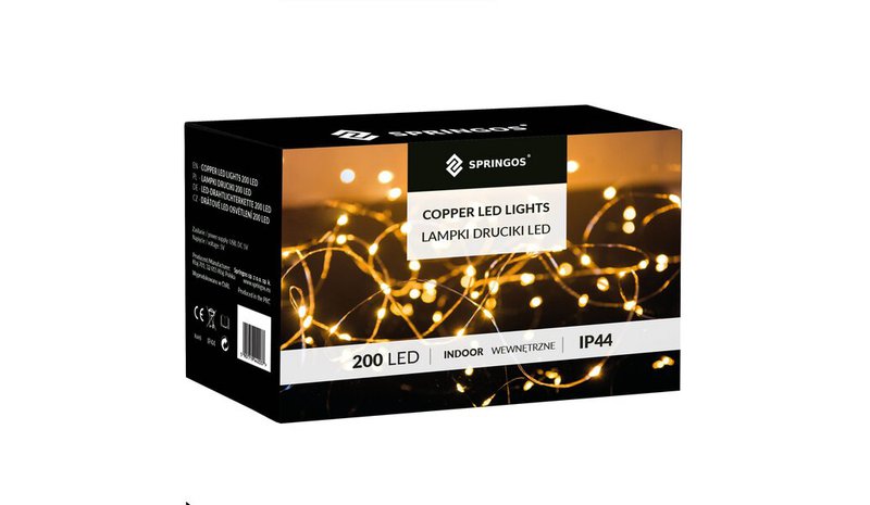 Jouluseppele, 200 LEDiä, 3 m – kuva 1/1