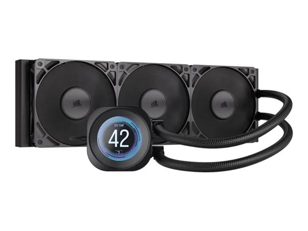 Corsair NAUTILUS 360 LCD Black - CPU Vesijäähdytys - Max 36 dBA