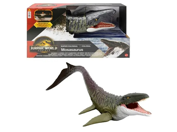 Jurassic World - KOLOSSAALI MOSASAURUS -dinosaurus 91 cm JGB51