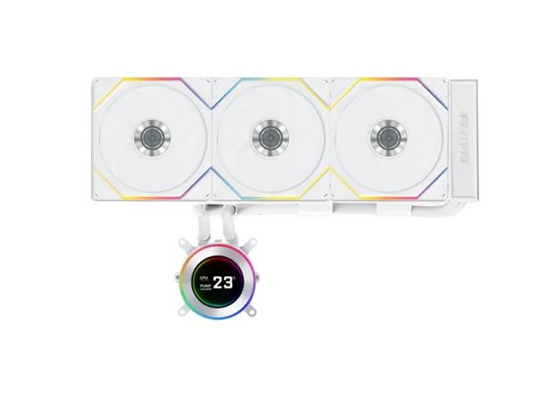 Lian Li Hydroshift II LCD-C 360TL Wireless White - CPU Vesijäähdytys - Max 28 dBA – kuva 5/8