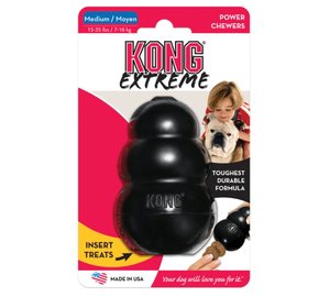KONG XTREME MEDIUM MUSTA KOIRAN LELU