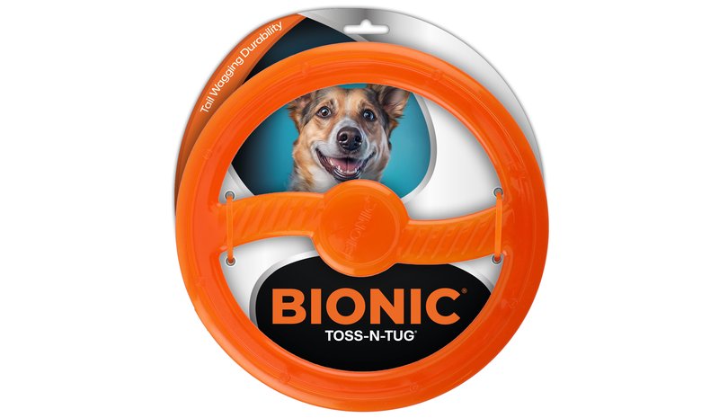 BIONIC Toss-N-Tug Ring ä˜22,7cm koiranlelu – kuva 1/2