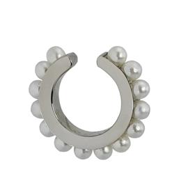 Lykken Trend teräs ear cuff korvakoru helmillä